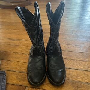 Laredo Black Western Boots